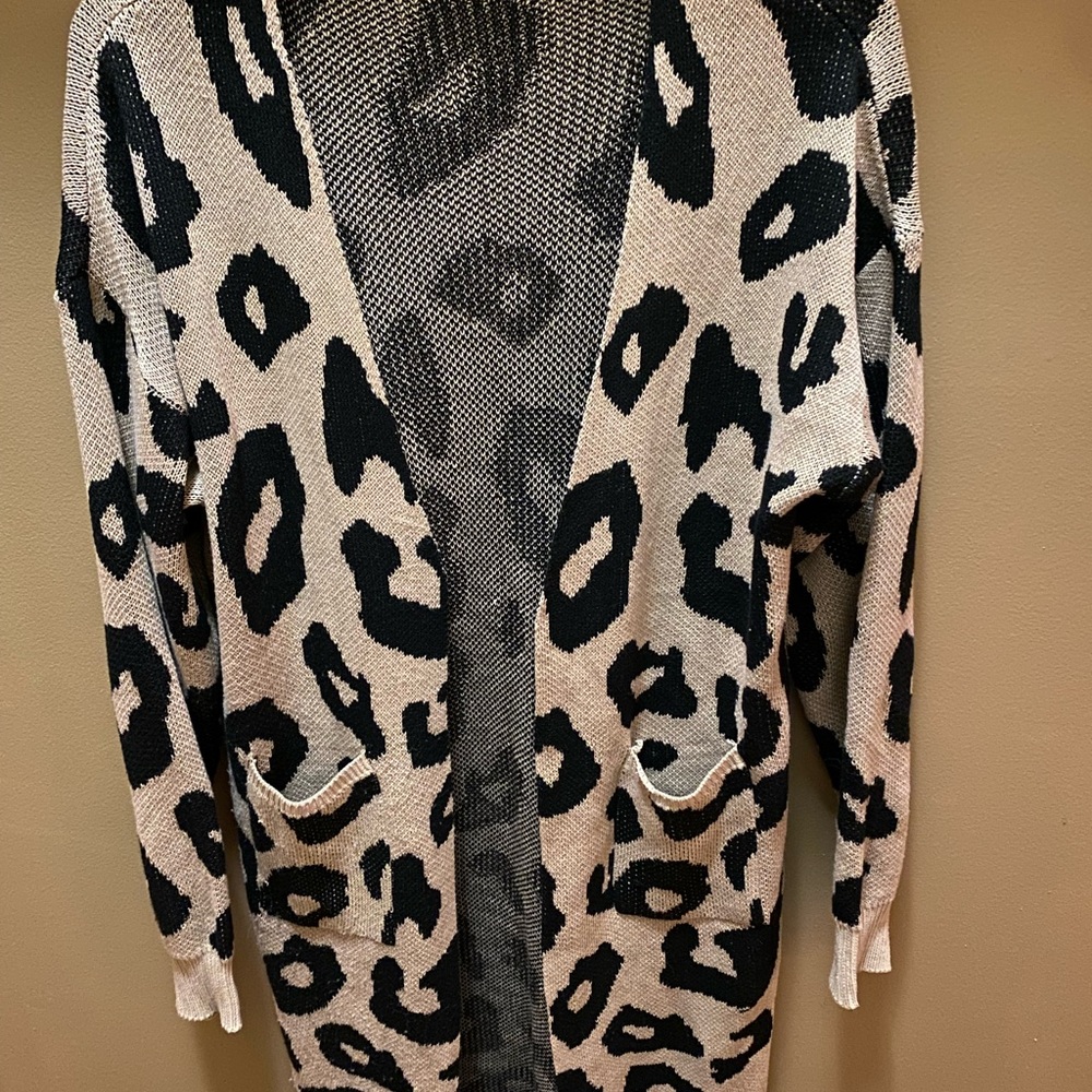 Womens Small animal print sweater
